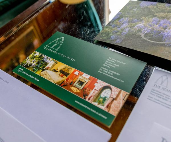 Manor House branding, design and print